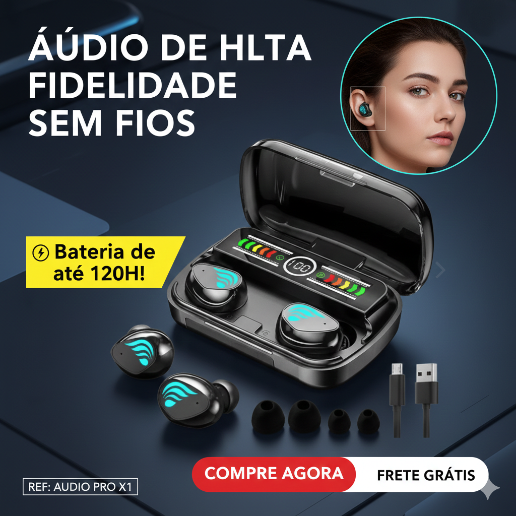 🎧  Audífono Inalámbrico M27 -  Potencia, Tecnología y Libertad Total